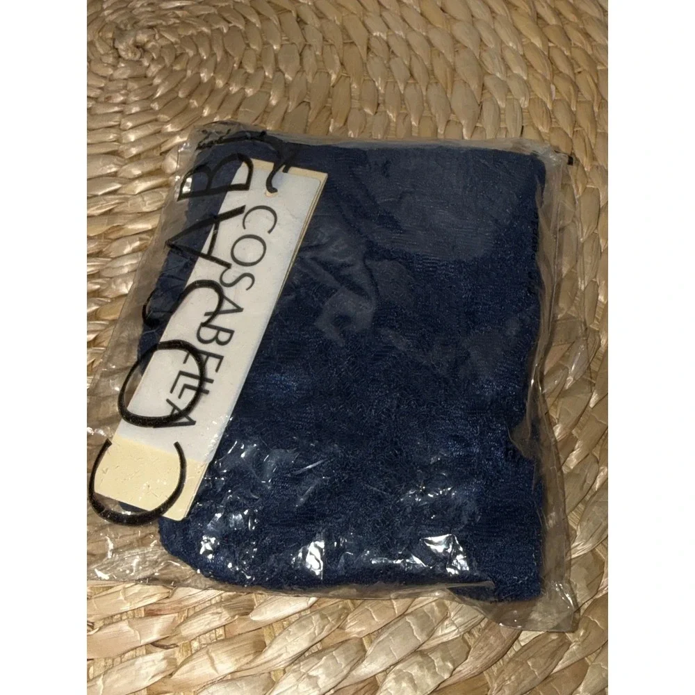 Cosabella Navy Blue Never Say Never Lace G-String Thong‎ Luxury Italian Lingerie